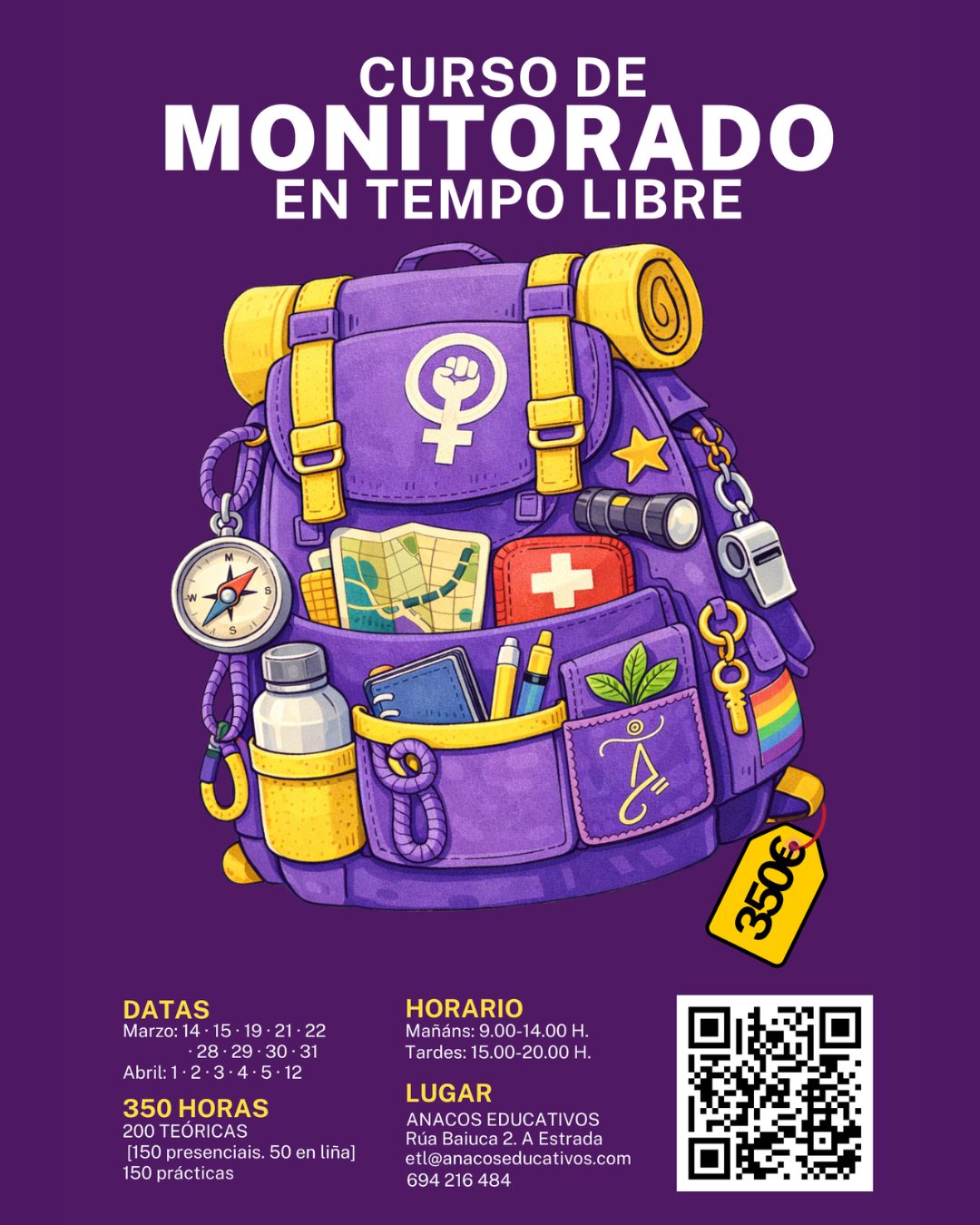 Curso de monitorado de Ocio e Tempo Libre